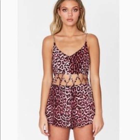 Millau Pants - Pink Leopard Romper 💗